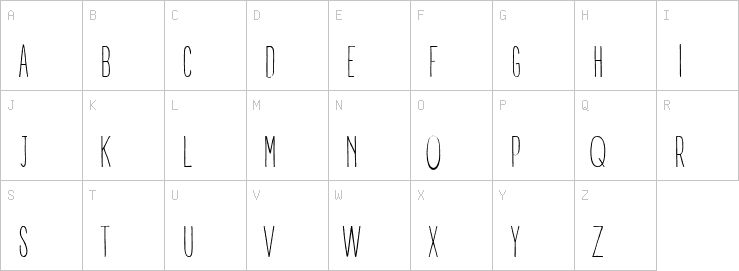 Uppercase characters