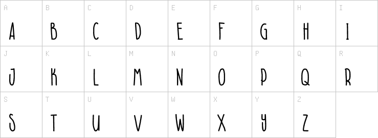 Uppercase characters