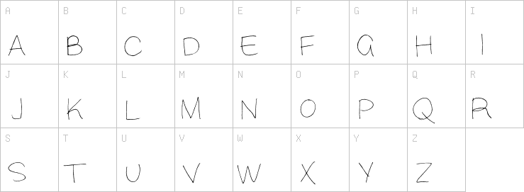 Uppercase characters