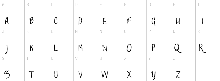 Uppercase characters