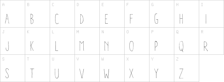 Uppercase characters