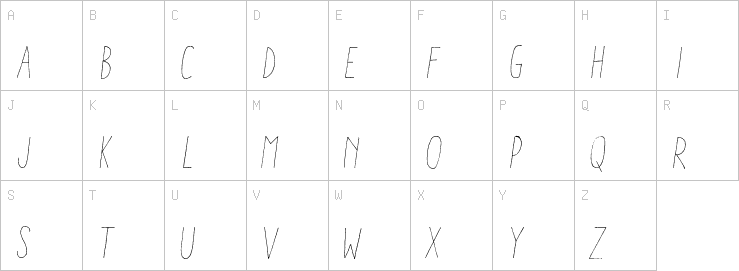 Uppercase characters