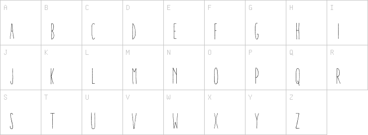 Uppercase characters