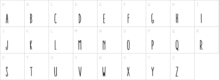 Uppercase characters