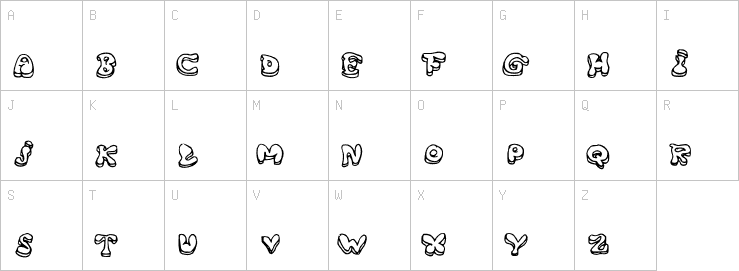 Uppercase characters