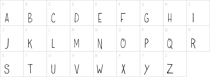 Uppercase characters