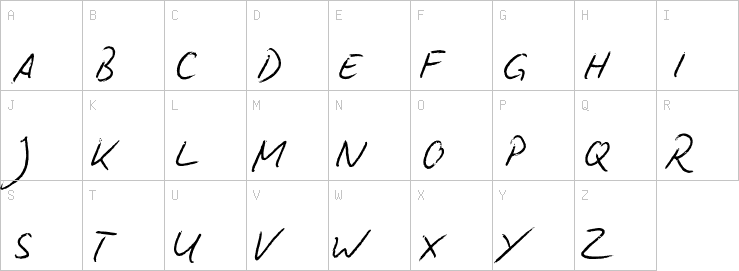 Uppercase characters