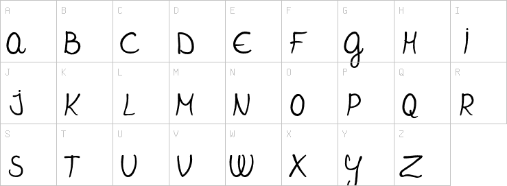 Uppercase characters