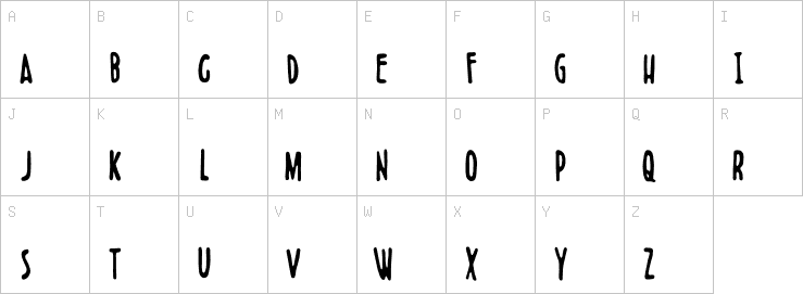 Uppercase characters