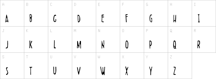 Uppercase characters