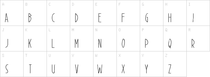 Uppercase characters