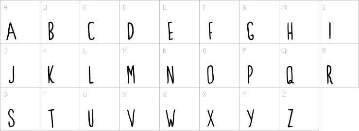 Uppercase characters