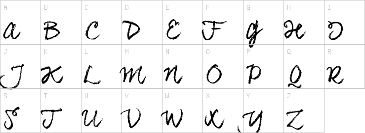 Uppercase characters