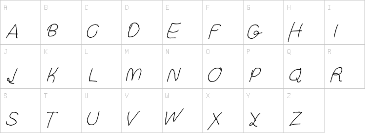 Uppercase characters