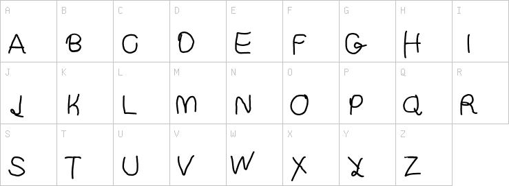 Uppercase characters