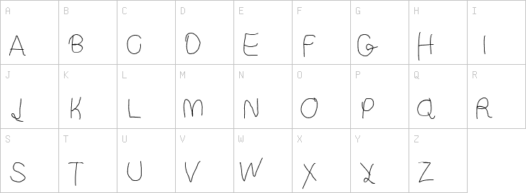 Uppercase characters