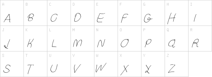 Uppercase characters