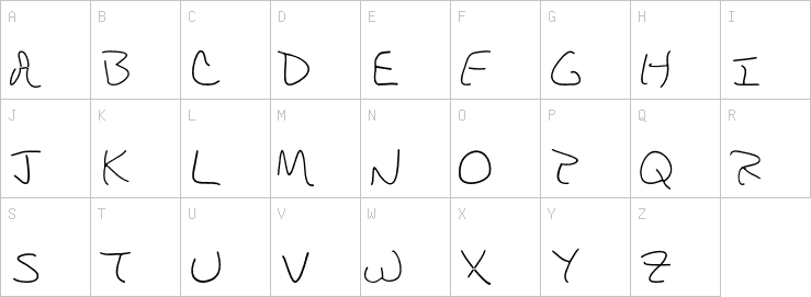 Uppercase characters