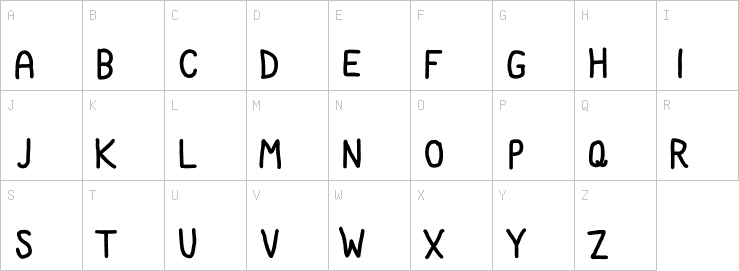 Uppercase characters