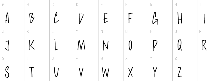 Uppercase characters