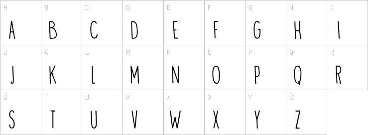 Uppercase characters