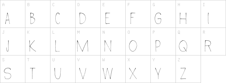 Uppercase characters