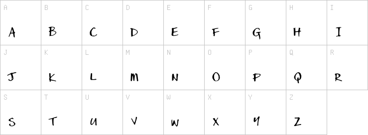 Uppercase characters