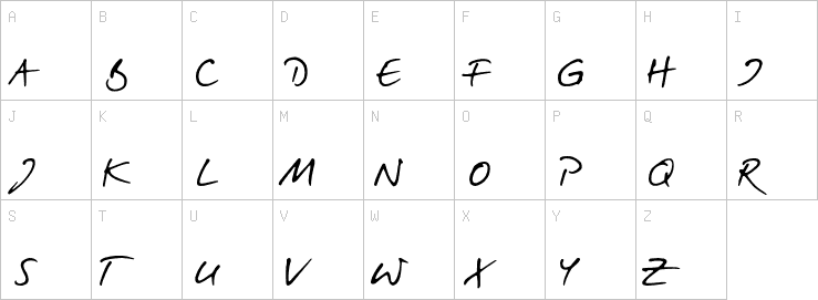 Uppercase characters