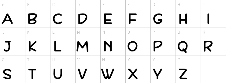 Uppercase characters