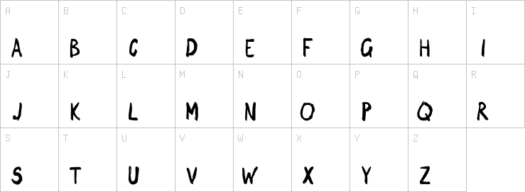 Uppercase characters