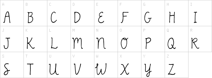 Uppercase characters