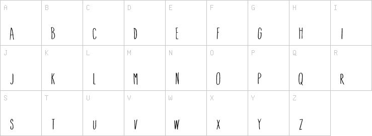 Uppercase characters