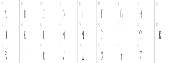 Uppercase characters