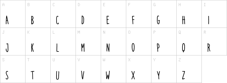 Uppercase characters