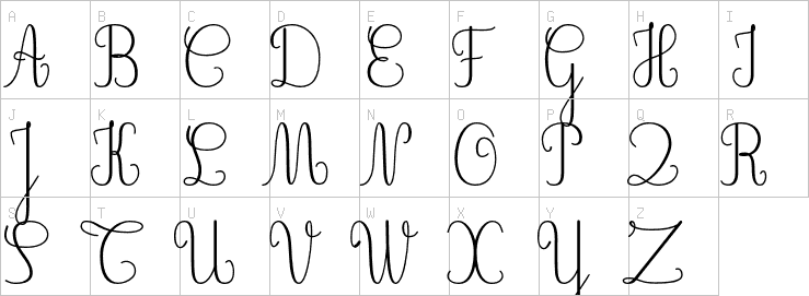 Uppercase characters
