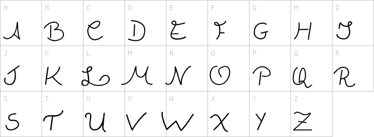 Uppercase characters