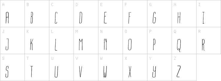 Uppercase characters