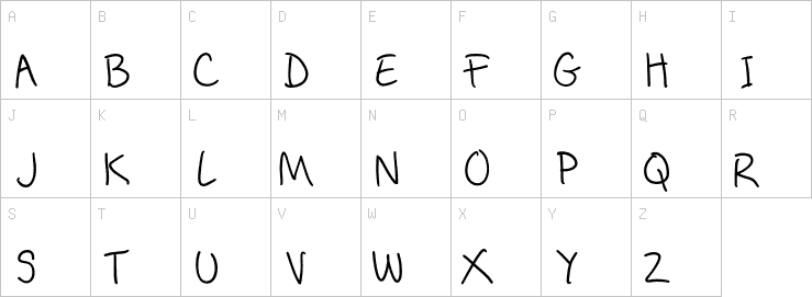 Uppercase characters