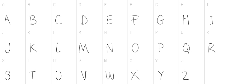 Uppercase characters
