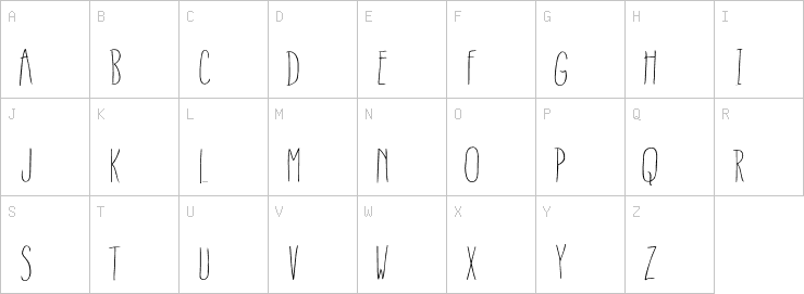 Uppercase characters