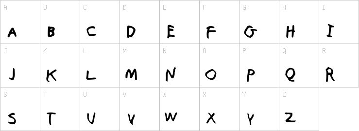 Uppercase characters