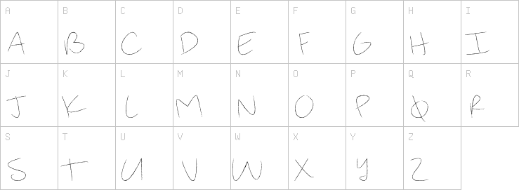 Uppercase characters
