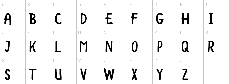 Uppercase characters