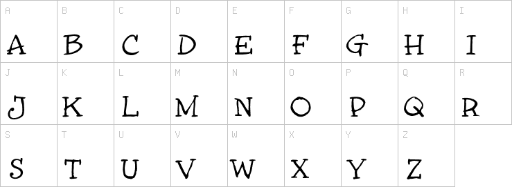 Uppercase characters