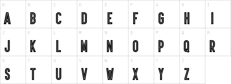 Uppercase characters