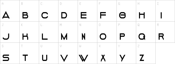 Uppercase characters