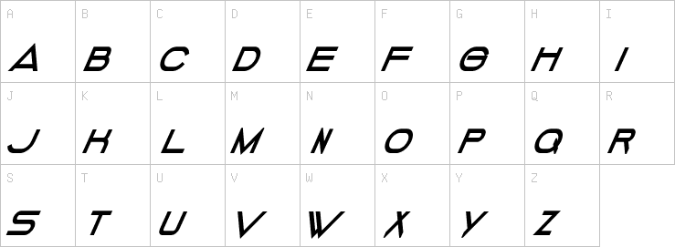 Uppercase characters