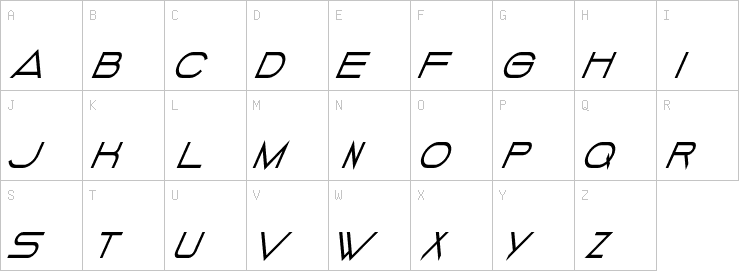 Uppercase characters