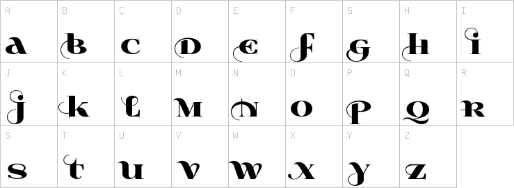 Uppercase characters
