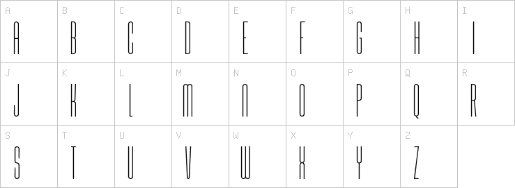 Uppercase characters